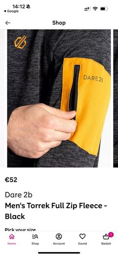 mans hoodie dare2B