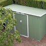 9ft x 4ft Metal Shed Green Image 7