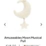 New JELLYCAT Amuseable Moon Musical Pull Baby Soft Toy Image 5
