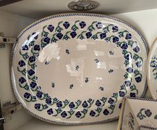 Nicholas Mosse Serving Platter (Pansey Discontinued pattern)
