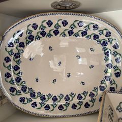 Nicholas Mosse Serving Platter (Pansey Discontinued pattern)