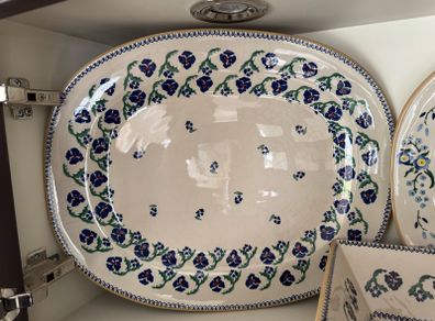 Nicholas Mosse Serving Platter (Pansey Discontinued pattern)