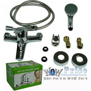 36512 Faucet Chrome Mixer Hand Held Shower Head Bathroom Tap