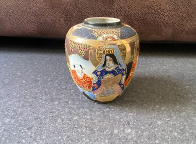Vintage Hand Painted Japanese Vase