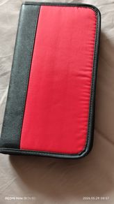 CD / DVD Storage Wallet Case Holder (Red & Black)