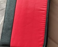 CD / DVD Storage Wallet Case Holder (Red & Black)