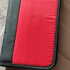CD / DVD Storage Wallet Case Holder (Red & Black)