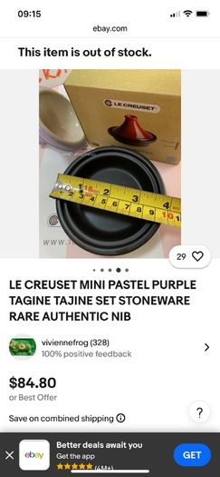 Alessi Steel Soap & Rare Le Creuset Mini Tangine