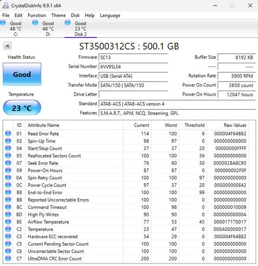 3.5" Hdd 500gb