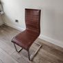 6 brown dining room chairs recently opposed 6 dining room chairsin excellent condition Image 2
