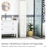 Bathroom high gloss cabinet Image 6