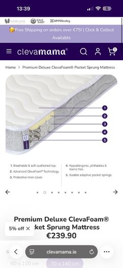 Baby matress