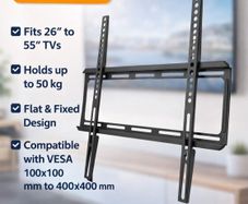 TV Wall Mount Bracket Flat Fixed 26-55"