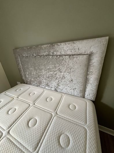 Double bed and mattress