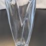 Vintage Clear Glass Tulip Petal Vase Sculptural Flower Vase 25cm Image 4