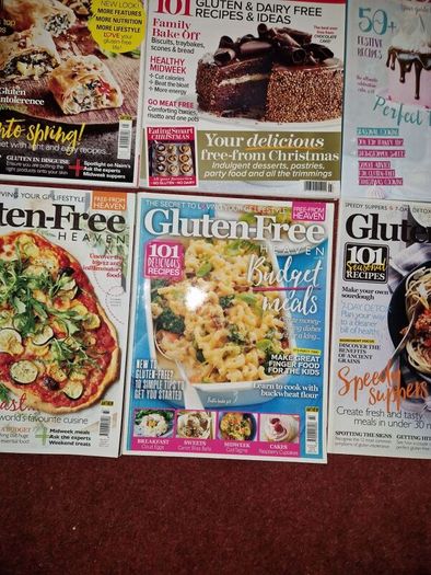 Lot of 17 Gluten Free cooking magazines