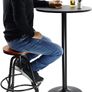 Round Bar Table 60CM Top for Cocktail Bar Pub Dining Bistro (106CM H) Image 6