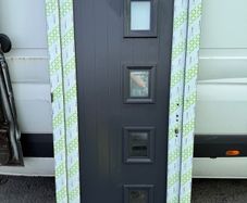 Brand new composite doors 2100mm by 900mm side panels to match all brand new 10 of each coulor in stock discount price 950 can be delivered anywhere in Ireland can also install test today for your new door.   All doors can be made to order contact today f