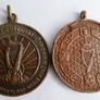Vintage Irish Harp Good Luck Coinalcas Ceoltoiri London 1966 Medal And 1961 Irish Singing Competition Medal Ireland County Wexford (35 Each) Image 2