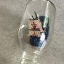 Vintage Small Glass Ship in the Bottle with Cork Image 3