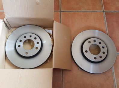 Opel / Vauxhall Vectra C  Signum  Saab 9-3  Fiat Croma  285mm  Front Brake Discs  Trw  Black Painted