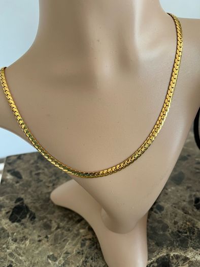 Gold tone JJ necklace