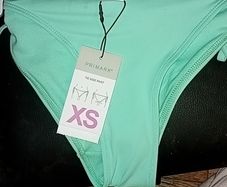 never worn XS turquoise bikini bottom