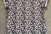 Leopard print girls T-shirt Age 11-12
