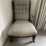 antique slipper chair Image 2