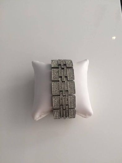 Outstanding Mens Bracelet Silver 925 Plated