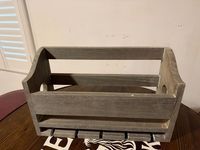 Wine shelf with glass holder