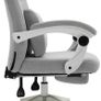 Vinsetto High Back Office Chair Reclining w/ Footrest Grey Image 10