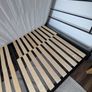 Double (1,90m X 1,30m) bed and mattress Image 3