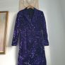 Zara Sparkly Sequin Dress Size Large Image 2