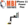 iPhone 11 Replacement Power On Off Flex Ribbon Cable with Mic Image 2