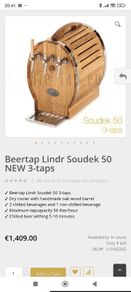4 tap beer cooler machine