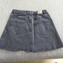 Zara girls black denim skirt age 8 Image 4