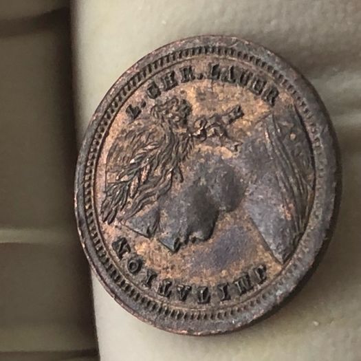 victoria 1/2 penny token