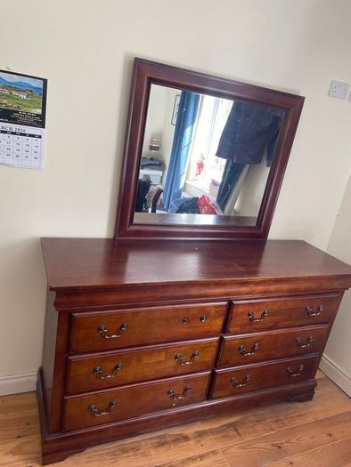 Chest of drawers and large mirror. Slashed Price!