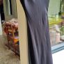 COS black satin bias cut dress Image 4