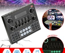 New Bluetooth Sound Card Stereo Noise Reduction Audio Mixer