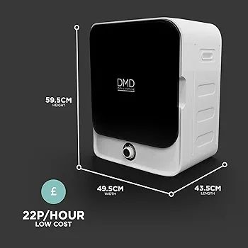 3kg Mini Vented Tumble Dryer, 830W Compact Laundry Dyer with 5 Drying Modes, Stainless Steel Tub & Overheat Protection, 180min Timer Countertop/Wall Mounted