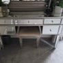 Mirrored Makeup Table and Chair Image 5