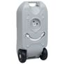 Wheeled Water Tank for Camping 40 L Grey Image 5