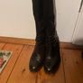 FURLA dark brown leather and suede boots Size 39 UK 6 6.5 Image 3