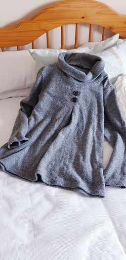 Luca Vanucci Knit Grey Jumper - Size 10