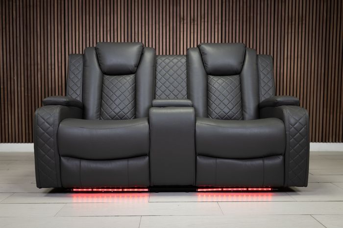 2 Seater Ashbyrne Electric Leather Recliner Sofa