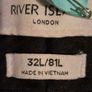 Mens River Island navy suit. Image 6