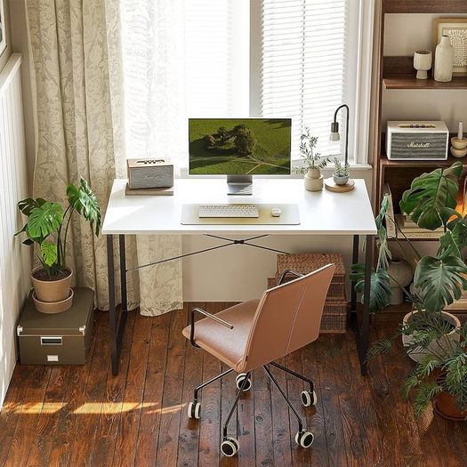 FREE 3 DAY SHIPPING Computer Desk 80x40 cm Home Office Laptop Desk Study Writing Table, Modern Simple Style, White