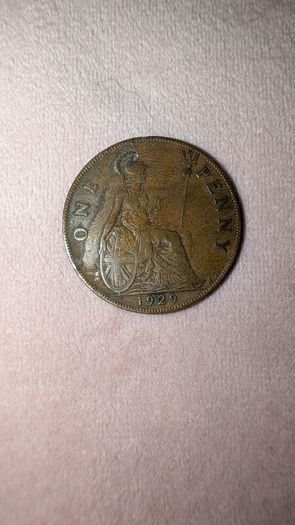 1929 King George penny